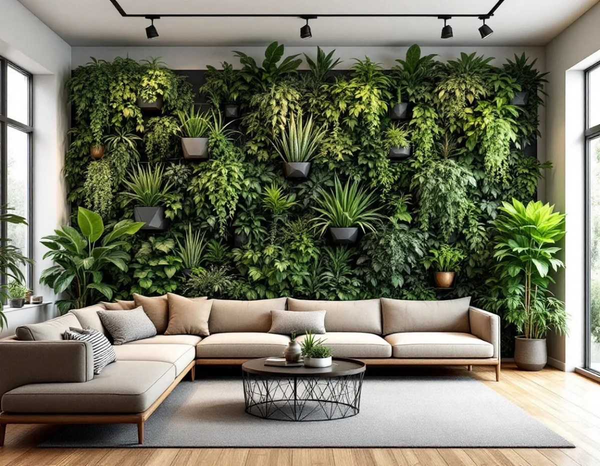 Décoration murale végétale : créer un mur vivant