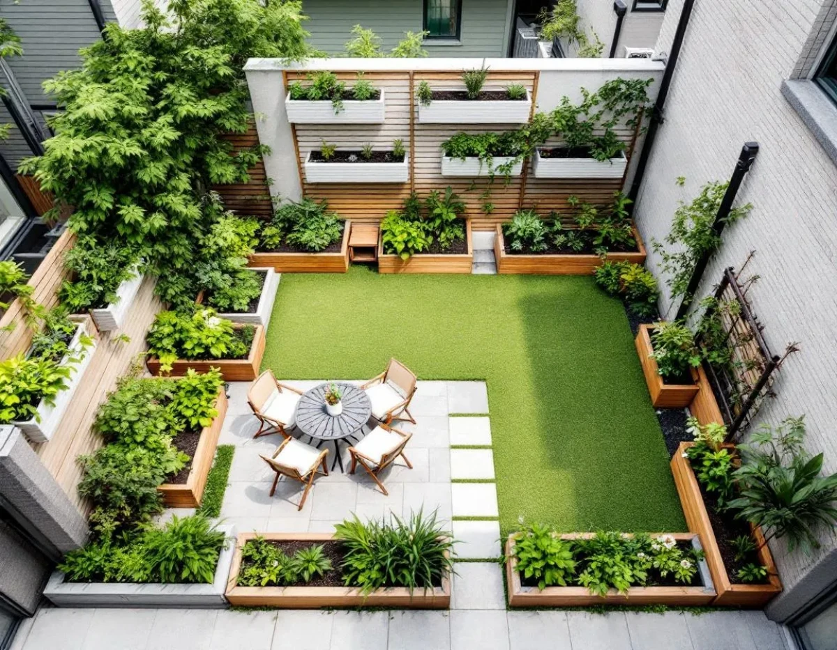 Maison avec jardin en ville : optimiser l'espace